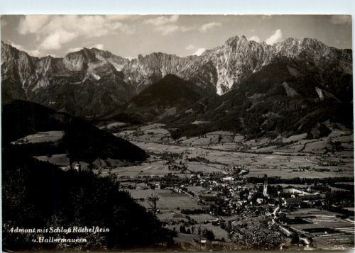 Admont/Steiermark - Admont, mit Schloss Röthelstein u. Hallermauern