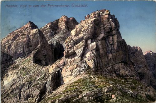 Admont/Steiermark - Admont, Hochtor von der Peternscharte. Gesäuse
