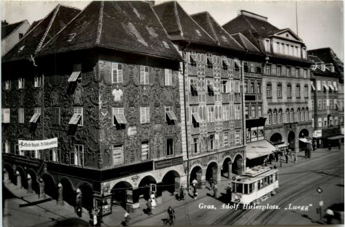 Graz/Steiermark - Graz, AdolfHitlerplatz , Luegg
