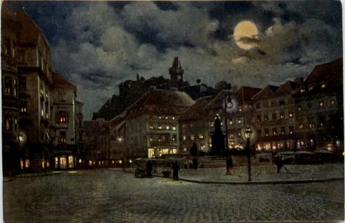 Graz/Steiermark - Graz, bei Nacht