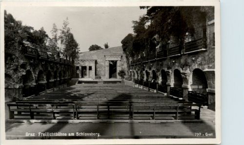 Graz/Steiermark - Graz, Freilichtbühne am Schlossberg
