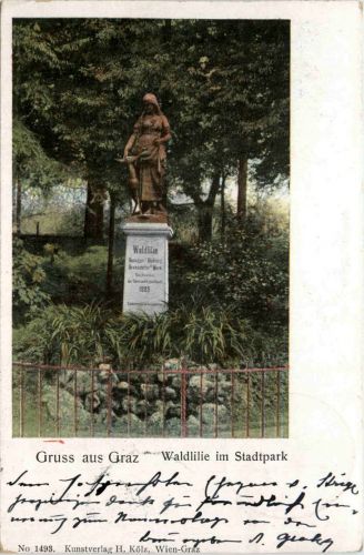 Graz/Steiermark - Graz, Waldlilie im Stadtpark