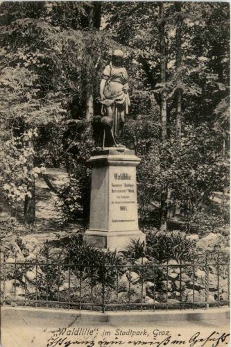 Graz/Steiermark - Graz, Waldlilie im Stadtpark