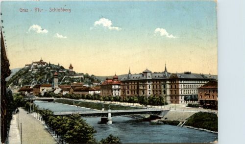 Graz/Steiermark - Graz, Mur-Schlossberg