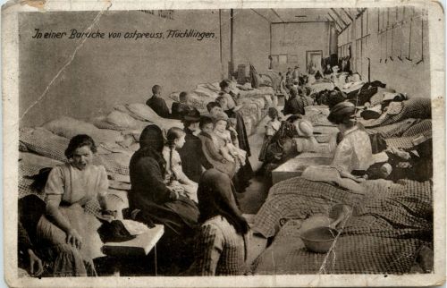 Baracke von ostpreussischen Flüchtlingen