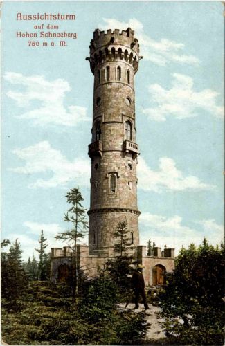 Aussichtsturm auf dem Hohen Schneeberg