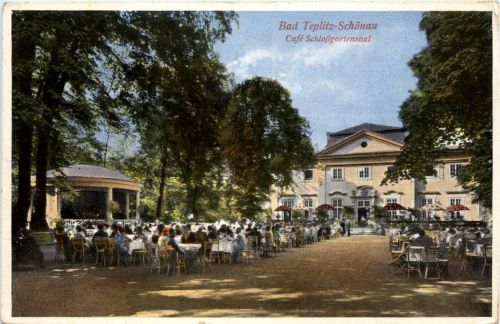 Teplitz Schönau - Cafe Schlossgartensaal