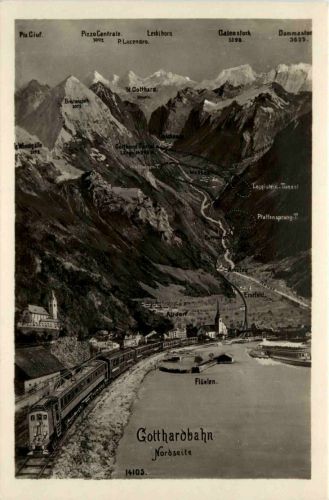 Flüelen - Gotthard bahn