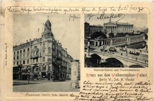 Berlin - Gruss aus dem Weihenstephan Palast