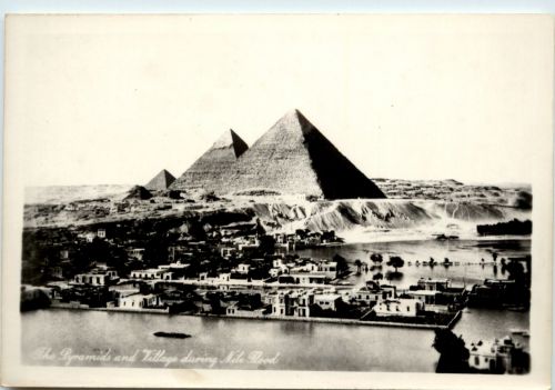 The Pyramids an Village during Nile Flood