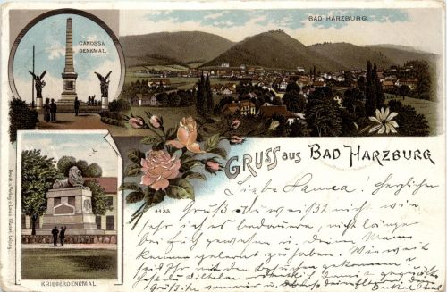 Gruss aus Bad Harzburg - Litho