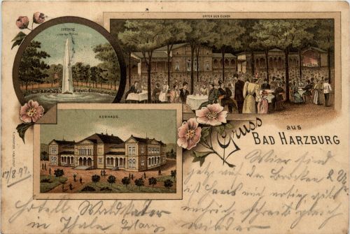 Gruss aus Bad Harzburg - Litho