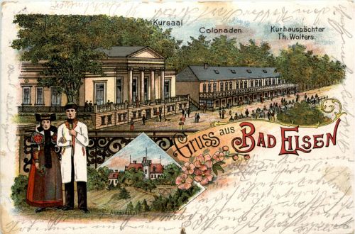 Gruss aus Bad Eilsen - Litho