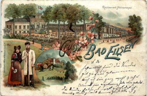 Gruss aus Bad Eilsen - Litho