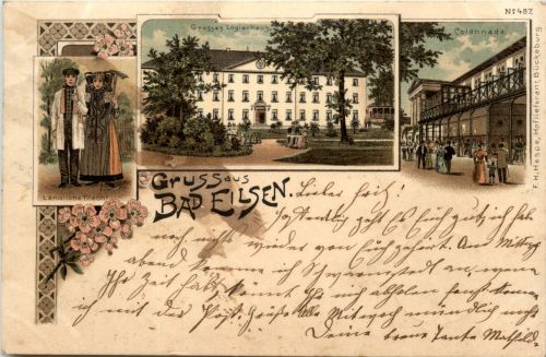 Gruss aus Bad Eilsen - Litho