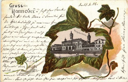 Gruss aus Hannover - Litho