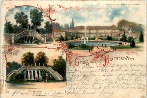 Gruss aus Hannover - Litho