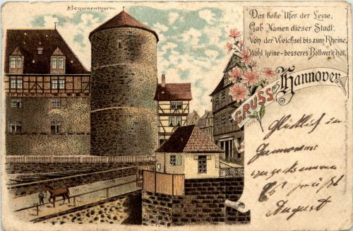 Gruss aus Hannover - Litho