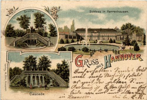 Gruss aus Hannover - Litho
