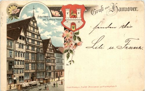 Gruss aus Hannover - Litho