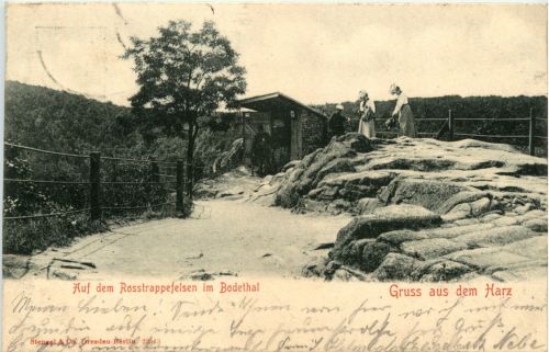 Rosstrappefelsen im Bodethal