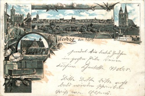 Gruss aus Jüterbog - Litho