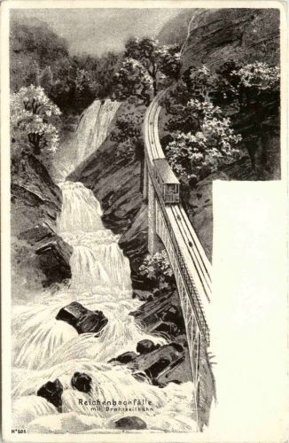 Reichenbachfälle mit Drahtseilbahn
