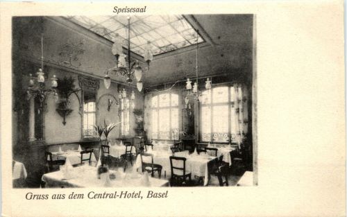 Basel - Gruss aus dem Central Hotel