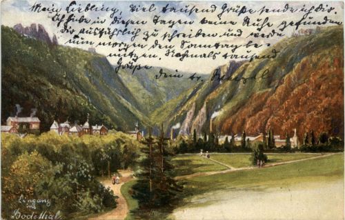 Eingang ins Bodethal