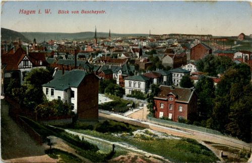 Hagen - blick von Buscheystr.