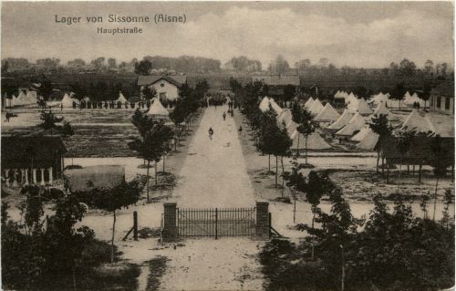 Lager von Sissonne - Hauptstrasse