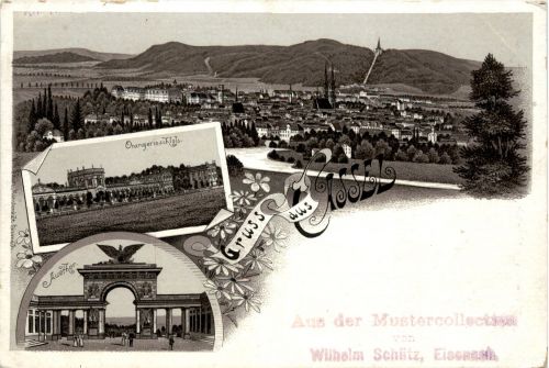 Gruss aus Cassel - Litho