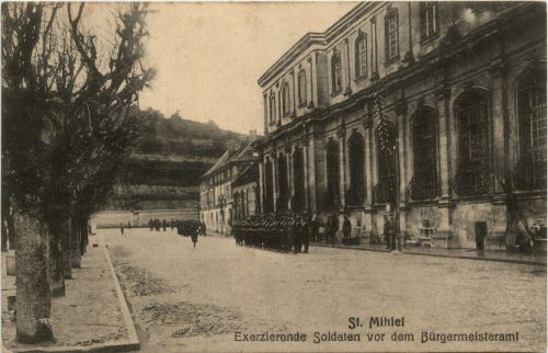 St. Mihiel - Exerzierende Soldaten - Feldpost