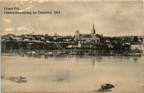 Grand-Pre - Überschwemmung 1914 - Feldpost