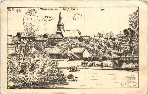 Mouron an der Aisne - Feldpost