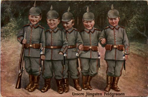 Unsere jüngsten Feldgrauen - Feldpost