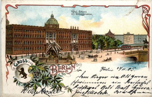 Gruss aus Berlin - litho