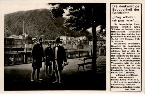 Bad Ems - König wilhelm I