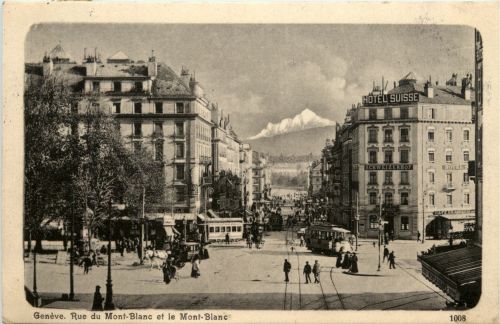 Geneve - Rue du Mont blanc