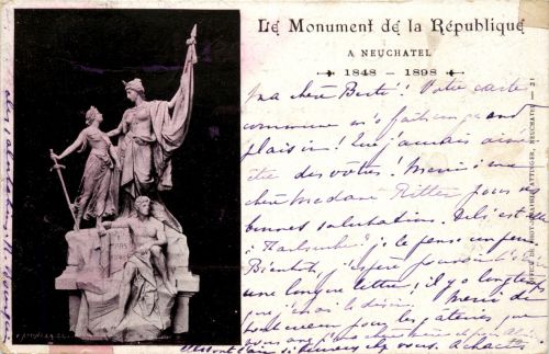 Neuchatel - Le Monument de la Republique