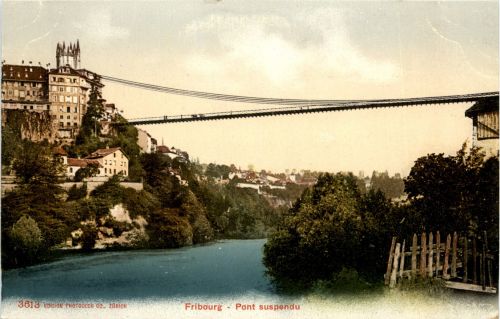 Fribourg - Pont suspendu
