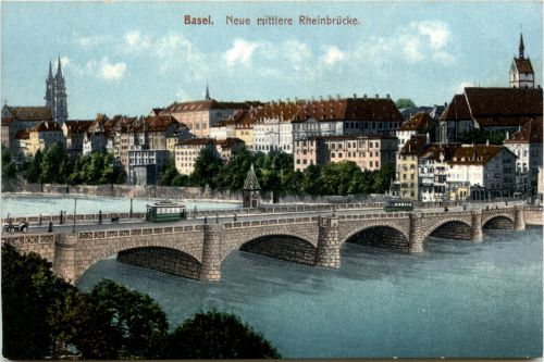 Basel - Neue mittlere Brücke