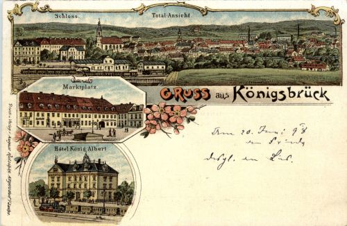 Gruss aus Königsbrück - Litho