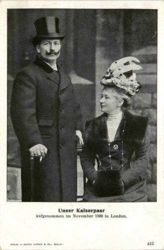 Unser Kaiserpaar in London