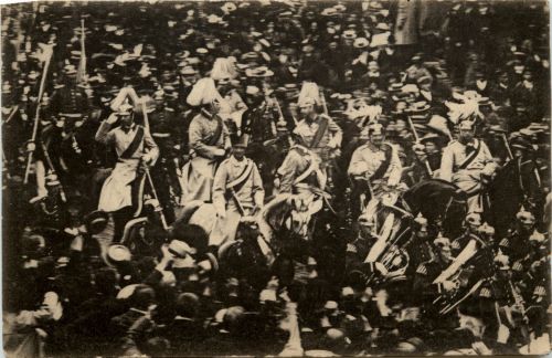 Rückkehr Kaiser Wilhelm von der Parade