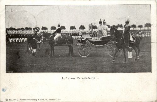 Kaiser Wilhelm auf dem Paradefelde