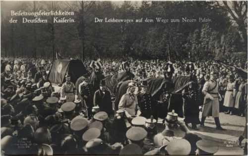 Beuisetzung der Kaiserin Auguste Victoria