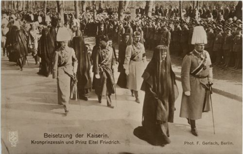 Beuisetzung der Kaiserin Auguste Victoria