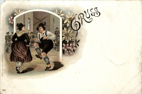 Tanzen Bayern - Litho