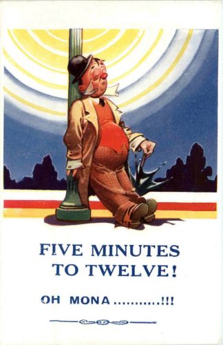 Five minutes to twelve